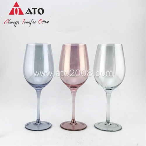 spray color wine glass Plating Wine Glass set